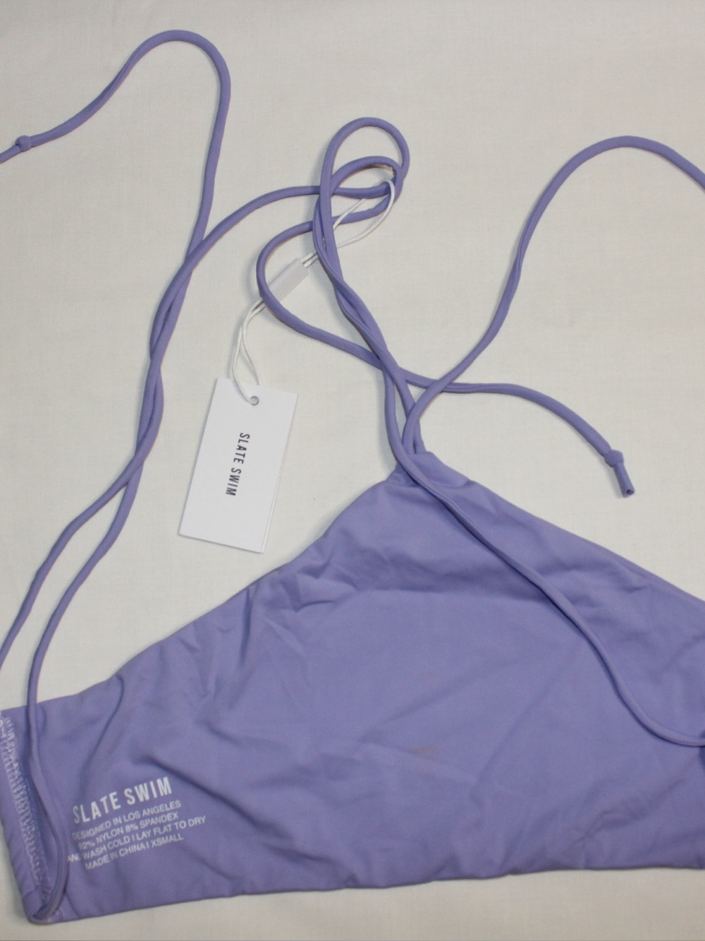 Slate Swim Lilac String Bikini Top - Slate Swim